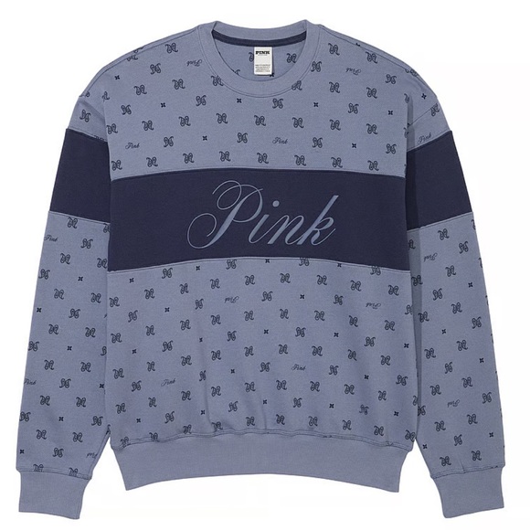 PINK CREW SWEATSHIRT - Picture 1 of 1